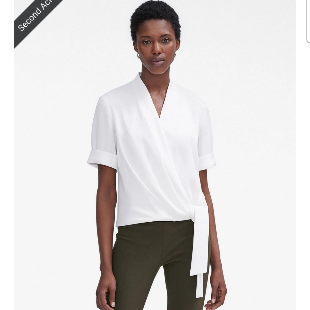 Mm lafleur Rankin top ivory xs